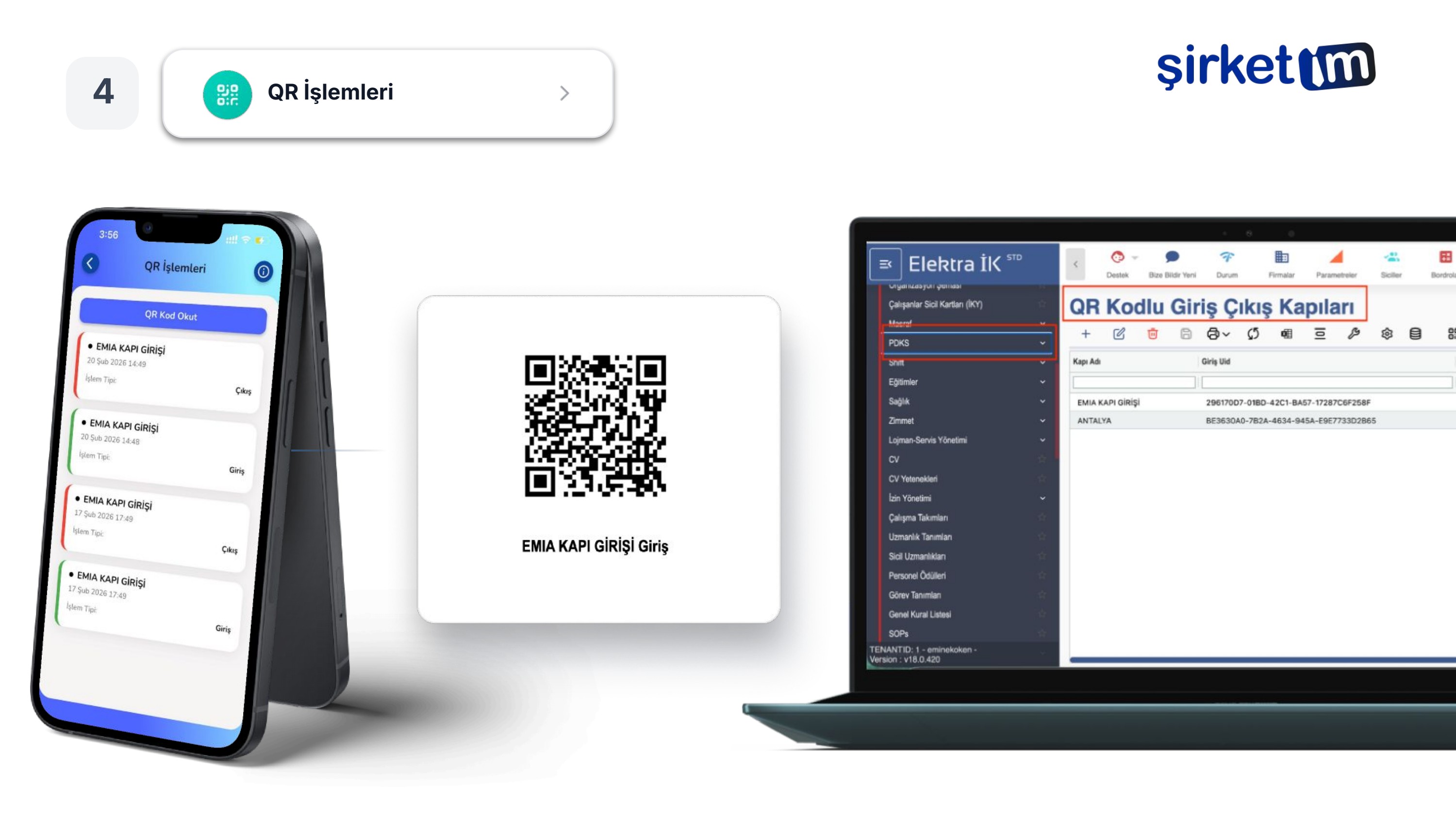 Şirketim sunum sayfa 10: QR İşlemleri