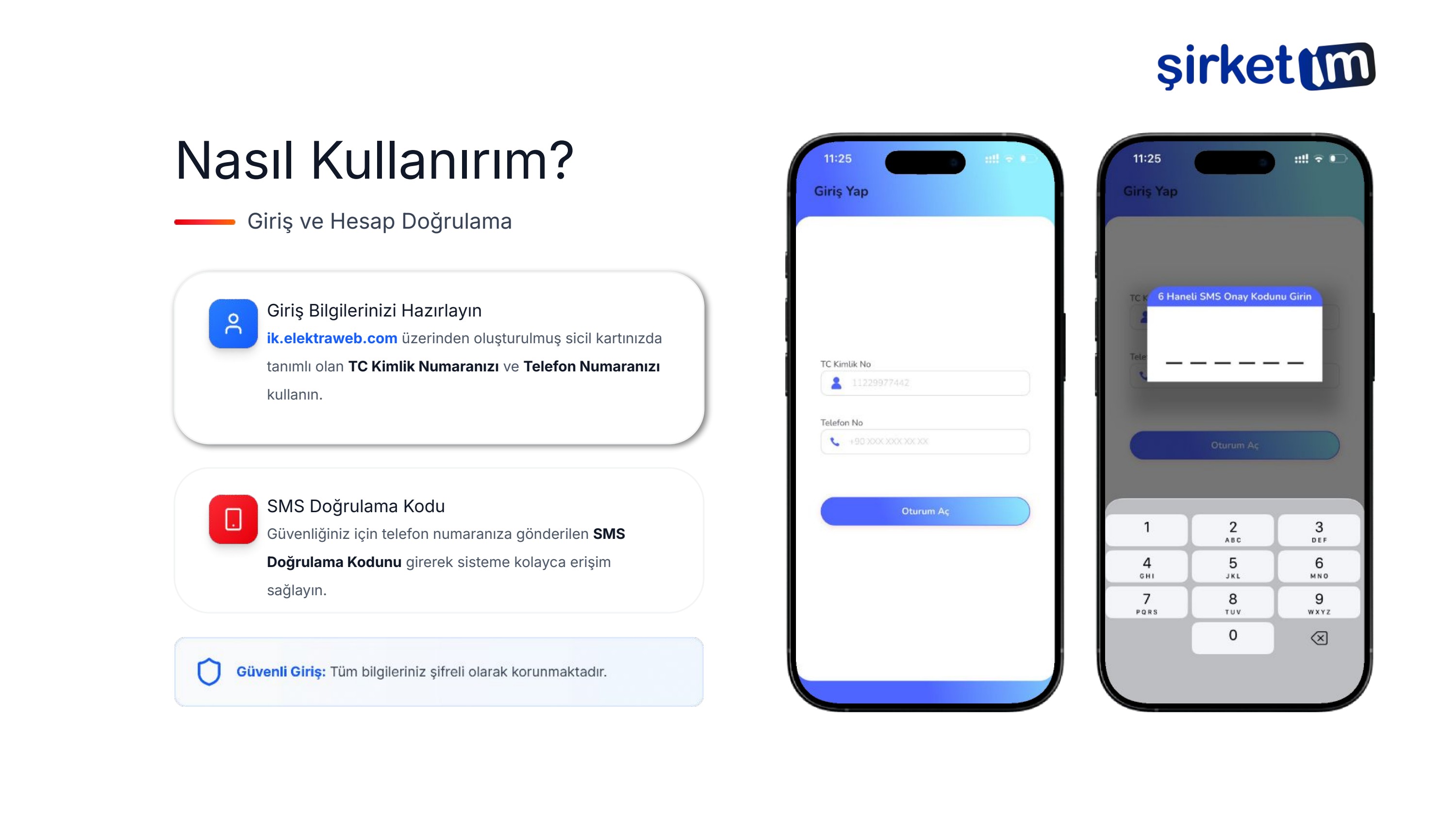 Şirketim sunum sayfa 3: Nasıl Kullanırım?