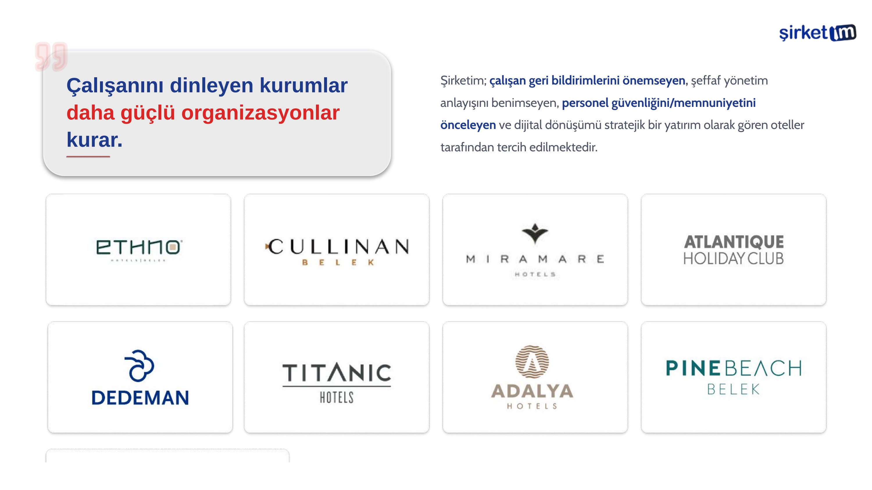 Şirketim sunum sayfa 30: İlham Sözü